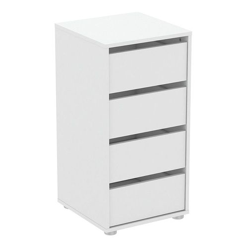 Bloc Rangement Tyblok 4 Tiroirs 40cm - Blanc