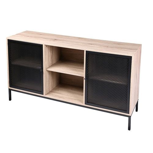 Buffet 2 Portes 2 Niches Soho - Naturel Clair