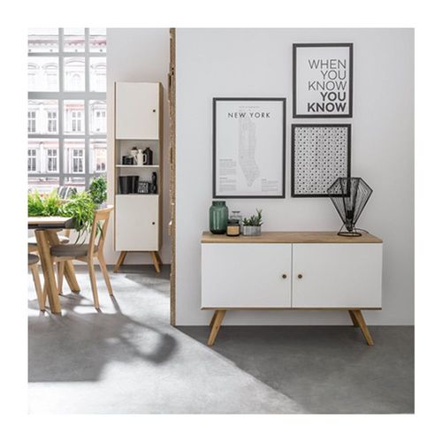 Buffet Bas 2 Portes L120 Cm - Nature