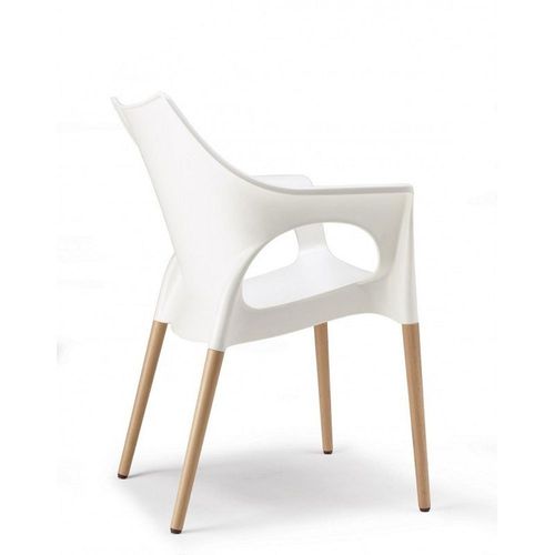 Chaise Avec Pieds Bois Naturel - Natura Ola - Vendu À L'unité - Déco