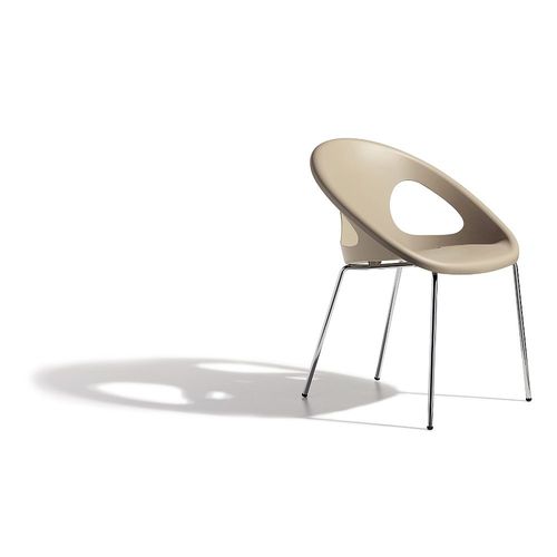 Chaise Design Drop Pieds Chromés