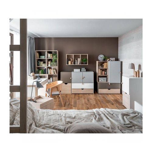Commode Sur Roulettes Avec Cube Amovible - Stige