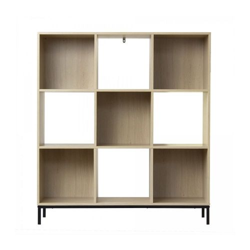 Etagère De Rangement 9 Cases Avec Pieds Métal