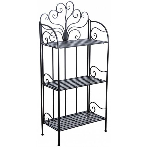 Etagère Pliante En Métal 3 Tablettes