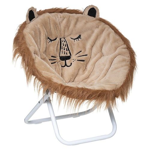 Fauteuil Pliant Enfant Lion Atmosphera - Beige