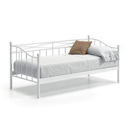 Lit Banquette Blanc Sobla - Style Contemporain