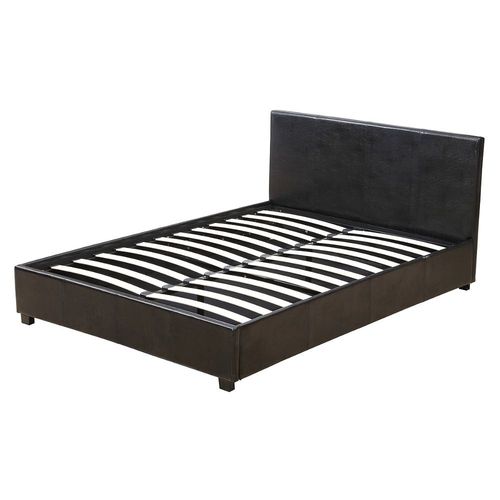 Lit Double Avec Coffre "Carla" - 140 X 190 Cm - Noir