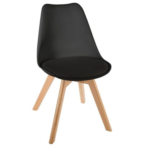 Lot De 2 Chaises Style Scandinave Baya Atmosphera - Noir
