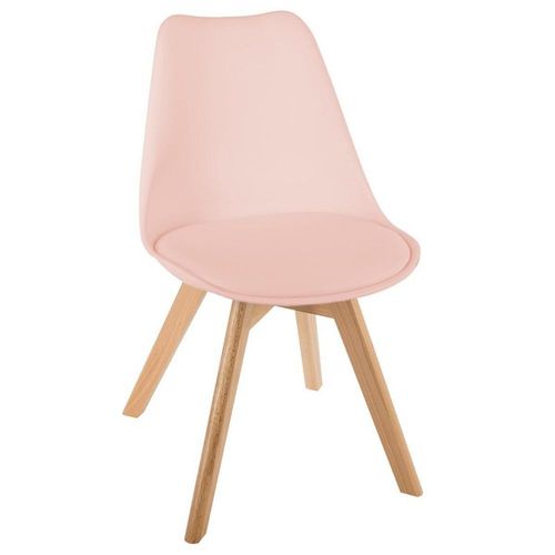 Lot De 2 Chaises Style Scandinave Baya Atmosphera - Rose Poudré