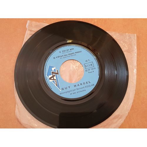 Guy Mardel Accompagné Par Bernard Kesslair Et Son Orchestre - Monsieur Plum, S'il Y A Des Anges, Toi Et Moi, C'était Du Temps Perdu. - Az Disc Ep 1014