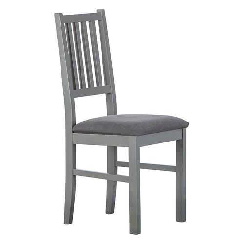 Melina - Lot De 4 Chaises Bois Massif Gris