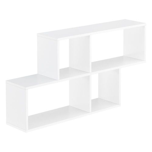 Meuble Mural Bryne 100 X 20 X 53 Cm Blanc Mat [En.Casa]