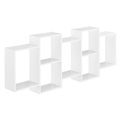 Meuble Mural Jessheim 161 X 18 X 65 Cm Blanc Mat Laqué [En.Casa]