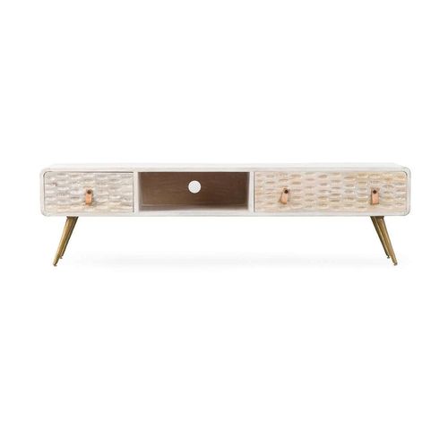 Meuble Tv Arrondi En Bois