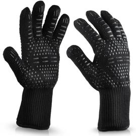 1 paire de gants de cuisine résistants à la chaleur en silicone