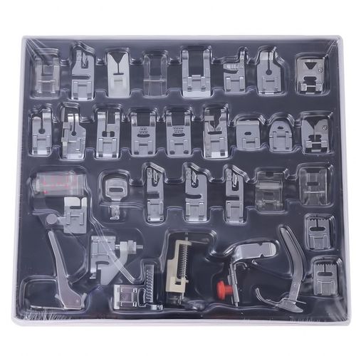Kit De Pieds Presseurs Pour Machine À Coudre, 32 Pièces, Accessoires Pour Machine À Tricoter, Point Aveugle, 2021