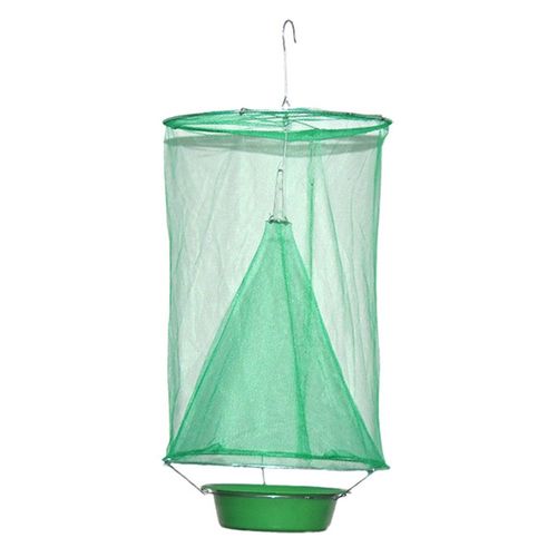 Piège à insectes volants réutilisable, filet de Cage, piège à mouches, Cage de tueur de mouches, Pot de stockage d'appâts, produits antiparasitaires, fourniture de jardin
