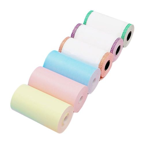 Rouleaux de papier pour imprimante de poche Portable, 6 pièces, pour appareil photo instantané pour enfants, papier thermique imprimable pour Paperang P1/P2