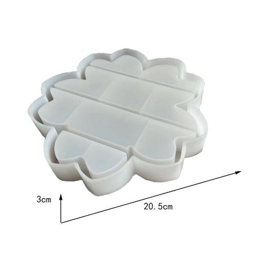 Plateau Plateau Croissant Présentoiir De Haute Qualité, Support En Résine Pour La Maison, Artisanat Moule Art Bibelot Bijoux Bricolage Décor Rangement Artisanat