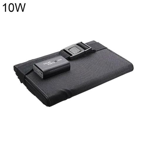 Panneau Solaire Portable Pliable 10w, 5v, 2,1 A, Dispositif De Sortie Usb Pour Téléphone, Chargeur W6l5