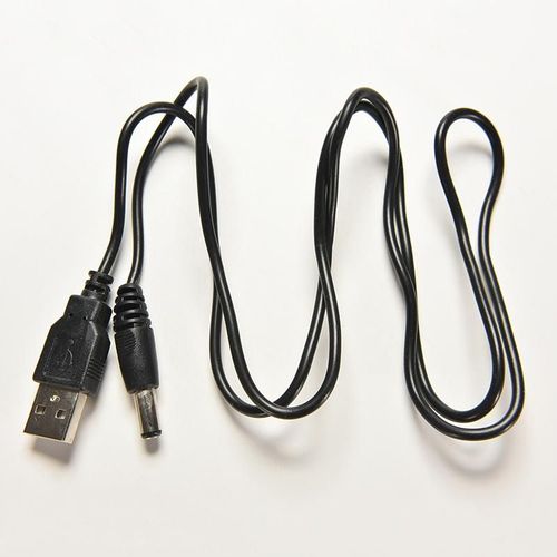 1 pièces noir USB 2.0 à cc 5.5mm X2.1mm 80cm USB à cordon d'alimentation câble fil électronique ligne de données accessoires