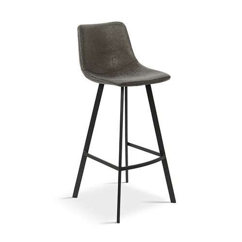 Tabouret De Bar Ozan Pu Gris - Gris