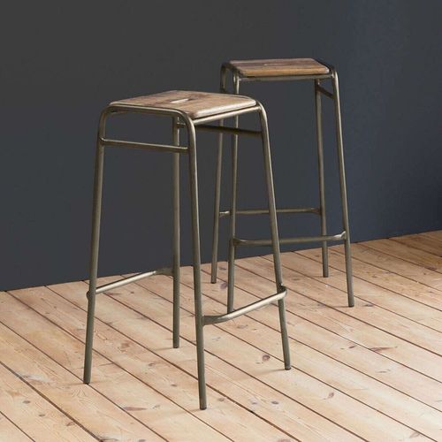 Tabouret De Bar Vintage Écolier