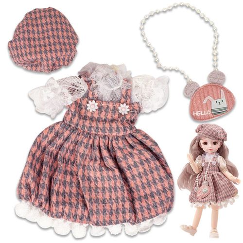 Mini Robe De Poupée Pour Filles, Exquise, 10 Pouces, Costume Pour Bébé, Tenues De Fête Assorties, Bricolage, 1/6