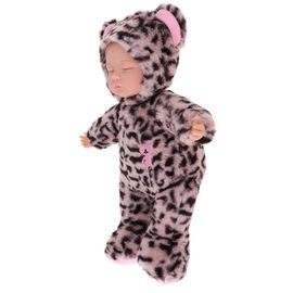 Jouet En Vinyle De 14 Pouces Pour Apaiser Le Sommeil, Kits De Renaissance Pour Nouveau-Né, Jouets Animaux En Peluche, Bébé Léopard