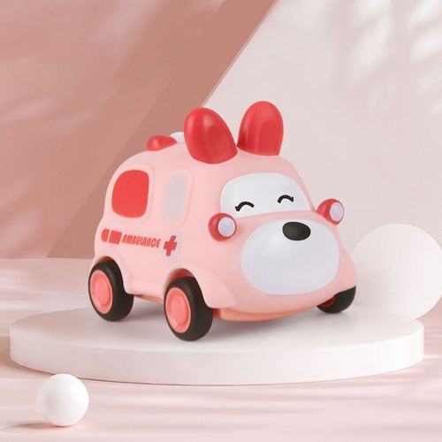 Camion À Inertie Pour Enfants, Jouet De Voiture, Dessin Animé D'animaux Mignons, Véhicule Doux, Pousser Et Aller, Modèle D'ingénierie 1-3