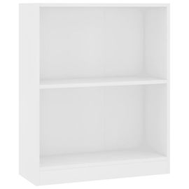 Bibliothèque Blanc 60 X 24 X 74,5 Cm Aggloméré - Vidaxl