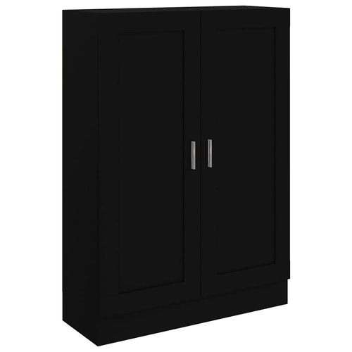 Vidaxl Bibliothèque Noir 82,5x30,5x115 Cm Bois D'ingénierie