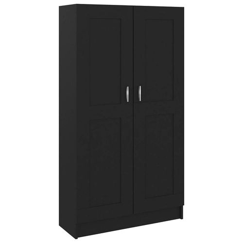 Bibliothèque Noir 82,5x30,5x150 Cm Aggloméré - Vidaxl