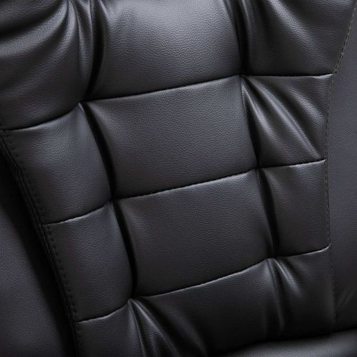 Chaise De Bureau Noir Similicuir - Vidaxl