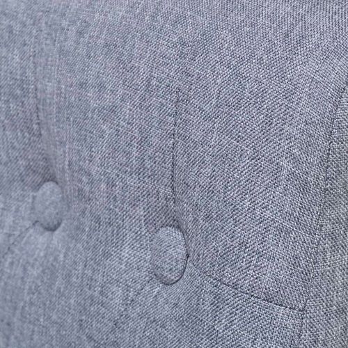 Chaises De Salle À Manger 6 Pcs Gris Clair Tissu
