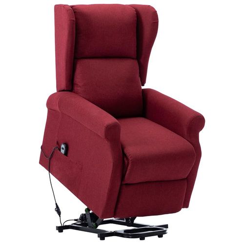 Fauteuil Inclinable Rouge Bordeaux Tissu - Vidaxl