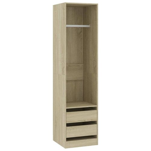Garde-Robe Avec Tiroirs Chêne Sonoma 50x50x200 Cm Aggloméré - Vidaxl