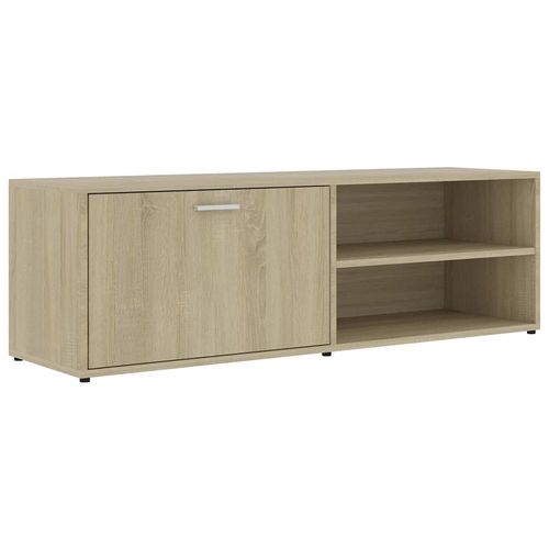 Meuble Tv Chêne Sonoma 120x34x37 Cm Aggloméré - Vidaxl