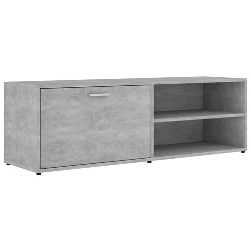 Meuble Tv Gris Béton 120x34x37 Cm Aggloméré - Vidaxl