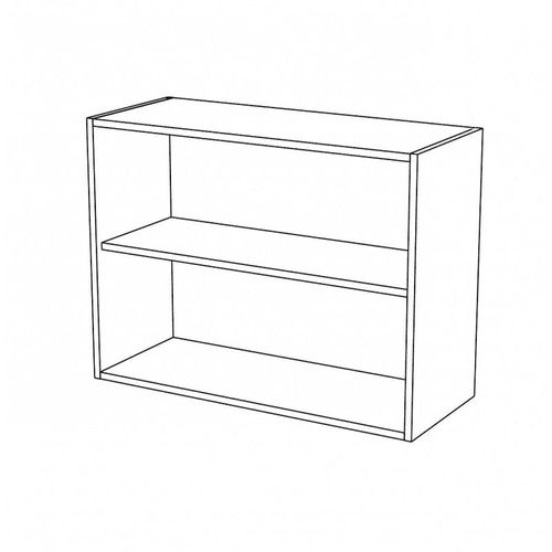 Meuble Haut De Cuisine 2 Portes Blanc Mammy - Blanc