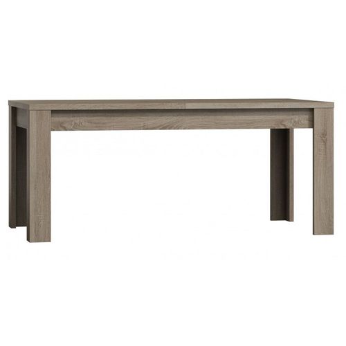 Table Extensible Pour Salle À Manger Romi. Dimensions 180cm Avec Rallonge 40cm. Coloris Oak Canyon, Chêne Clair