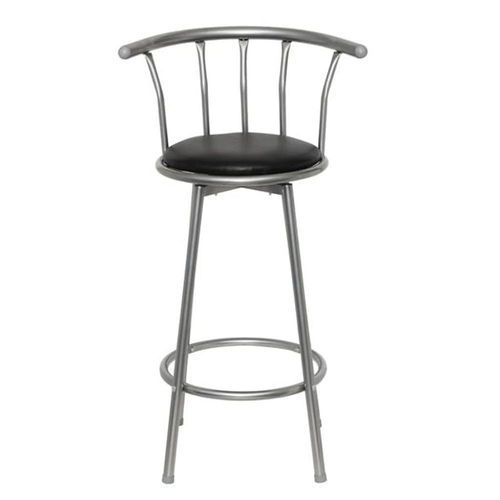 Tabourets De Bar 2 Pcs Noir Similicuir - Vidaxl