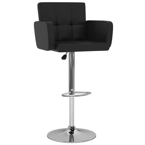 Vidaxl Tabourets De Bar 2 Pcs Noir Similicuir