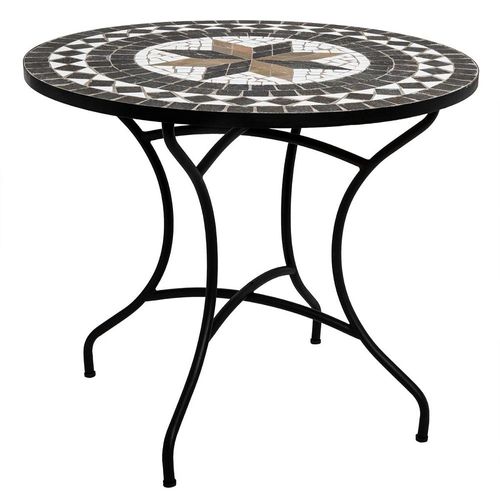 Table À Manger Ronde Mosaïque Kipos - Atmosphera