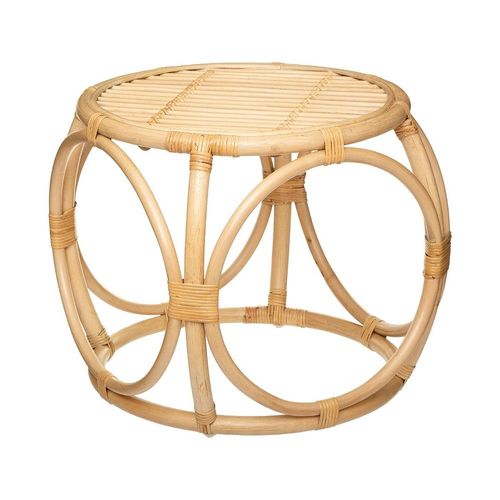 Set De 2 Tables D'appoint En Rotin