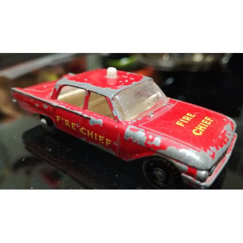 Voiture Chef Pompiers Ford Fairlane Lesney N°59-Matchbox