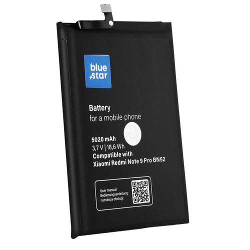 Batterie De Remplacement Xiaomi Redmi Note 9 Pro 5020mah Bn52 Noir Blue Star