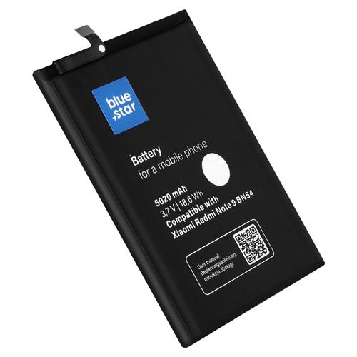 Batterie De Remplacement Xiaomi Redmi Note 9 5020mah Bn54 Noir Blue Star