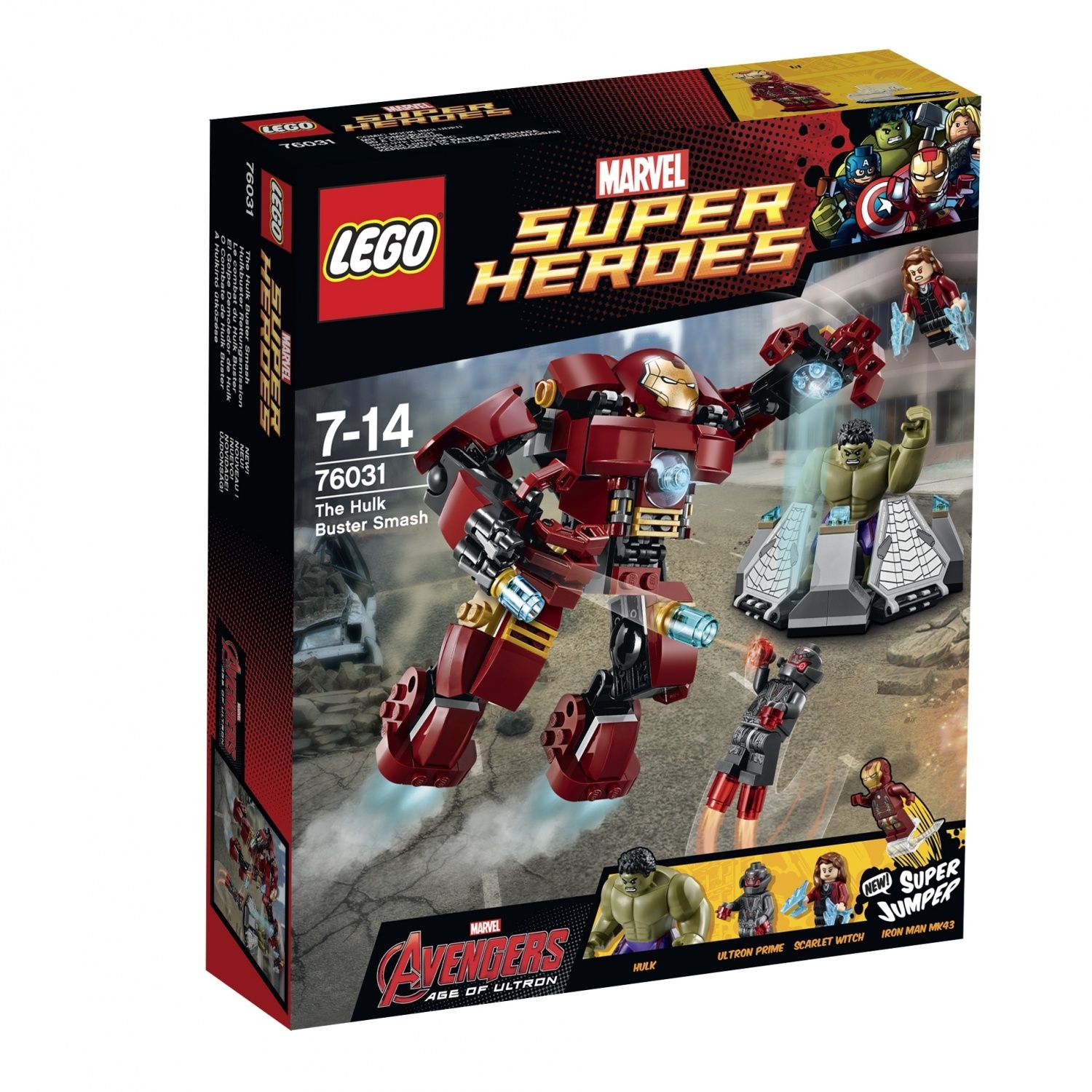 Lego Marvel - Le Combat Du Hulk Buster - 76031 - 2