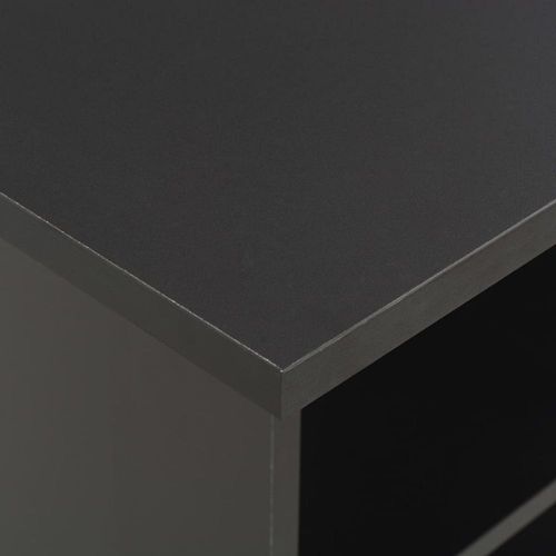 Table De Bar Noir 60x60x110 Cm